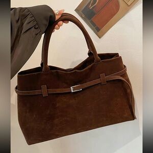 Brown Suede Bag